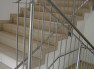 Treppengeländerkonstruktion aus Edelstahl